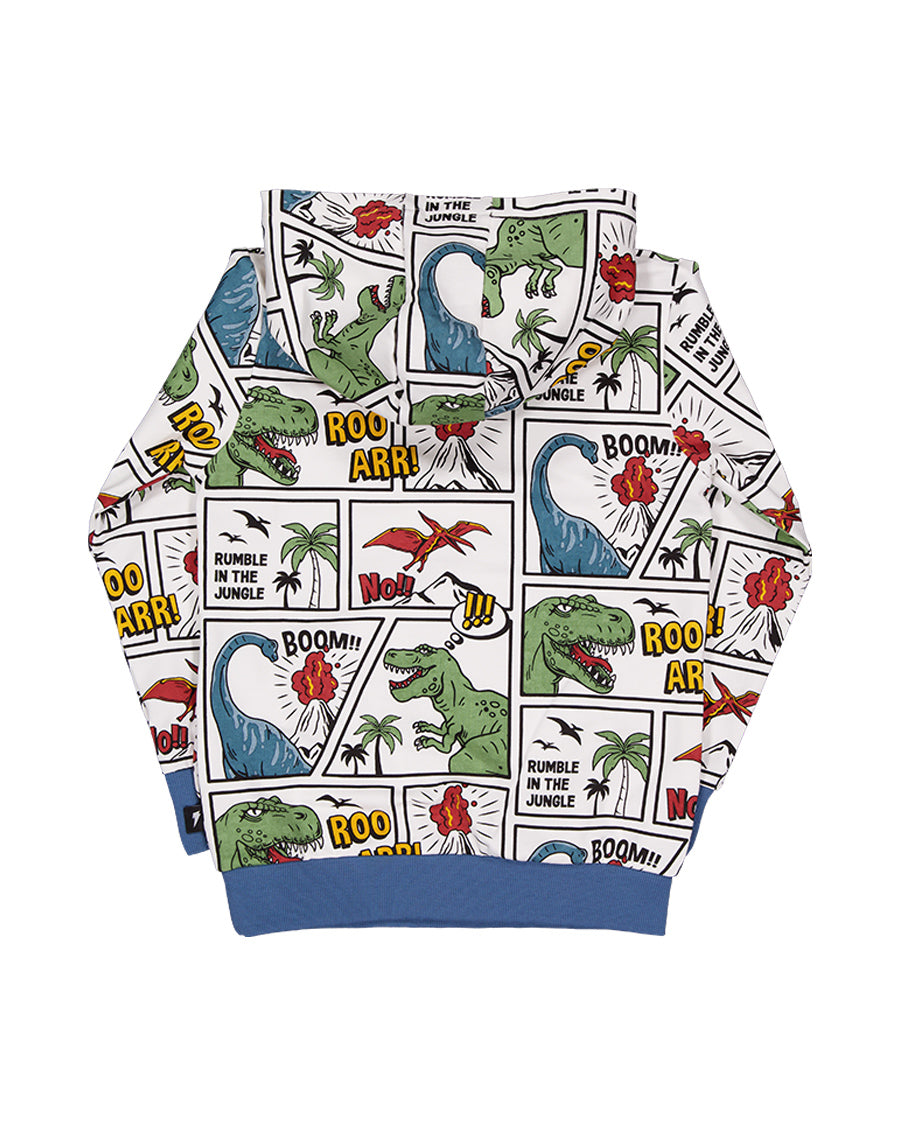 Radicool Comic Dino Hood