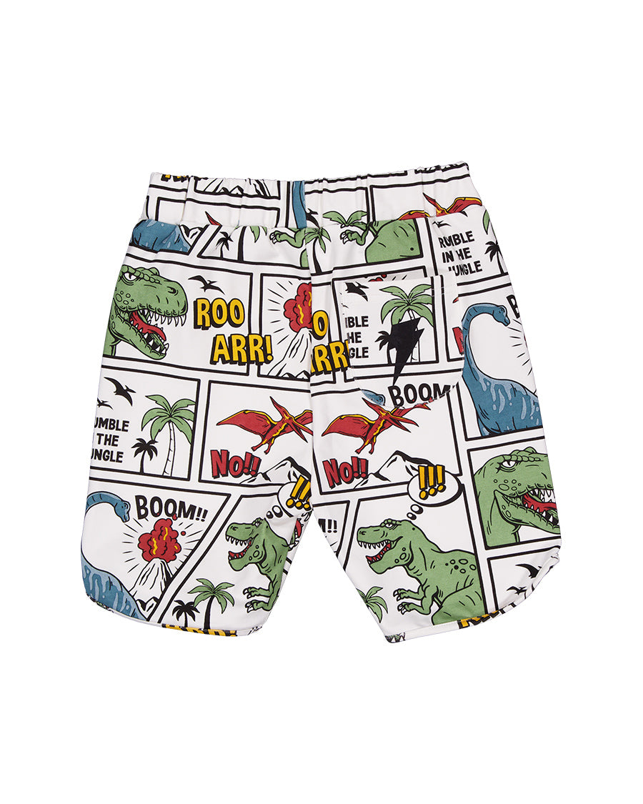 Radicool Comic Dino Short