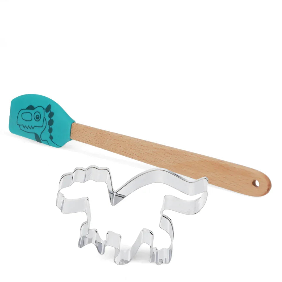 Cookie Cutter & Mini Spatula Baby Dinos