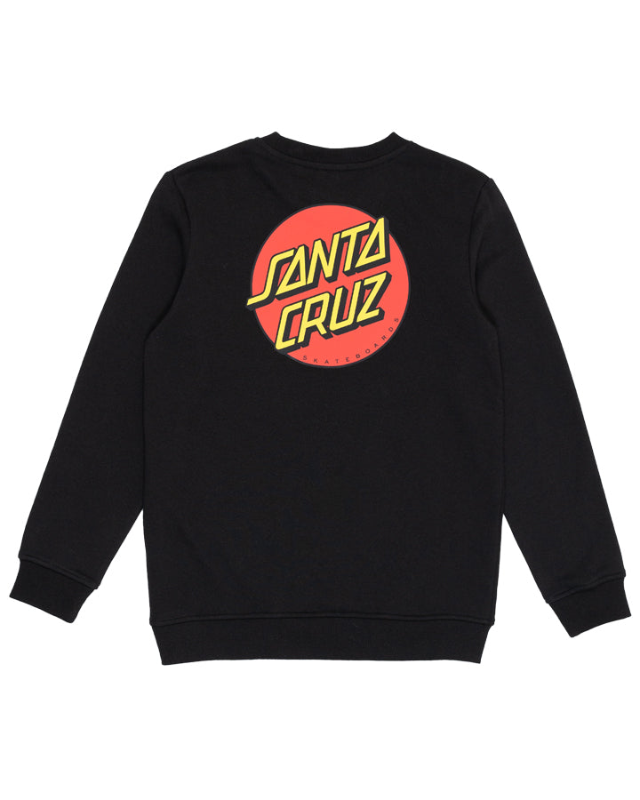 Santa Cruz Classic Dot Chest Sweater Black