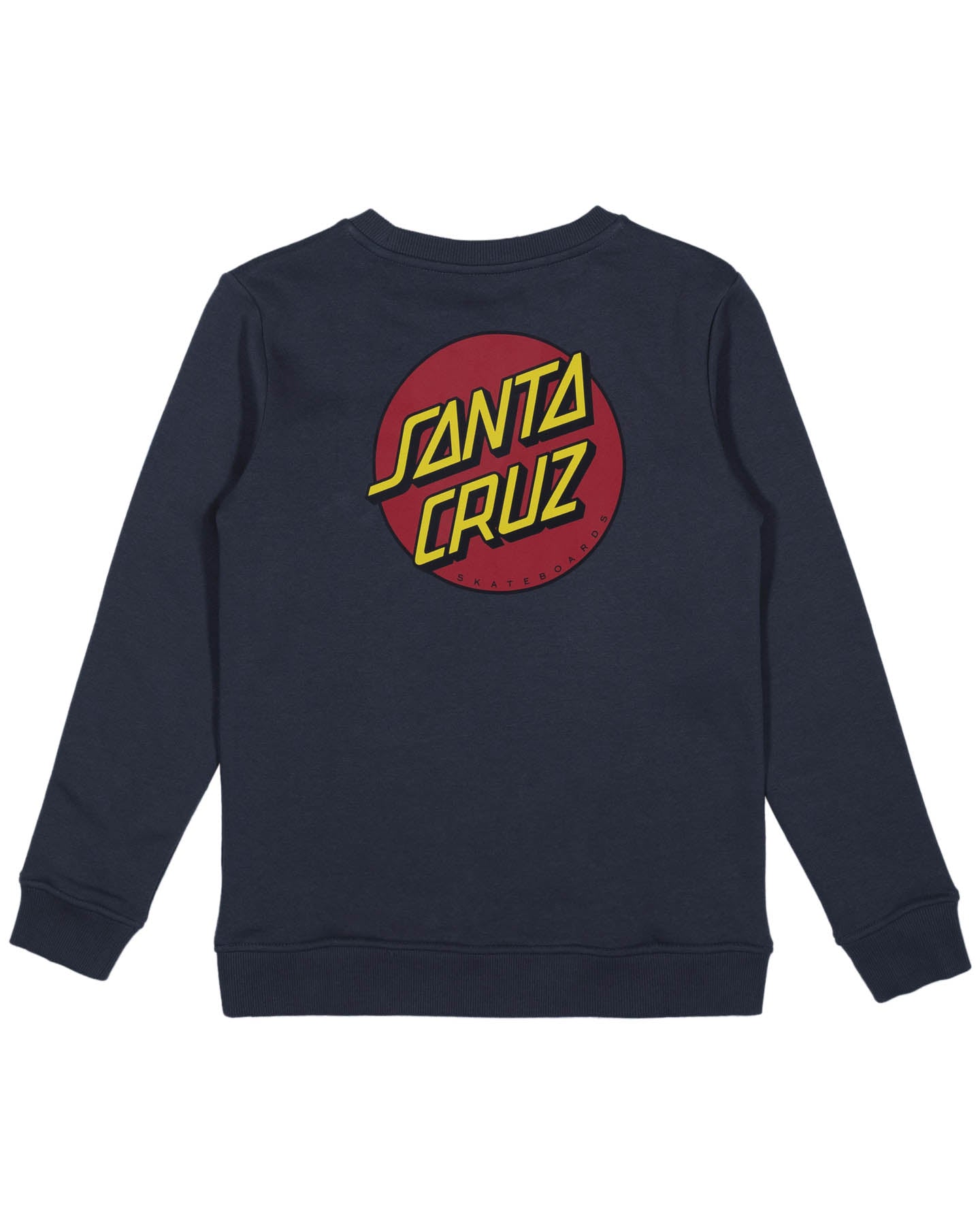 Santa Cruz Classic Dot Chest Sweater Charcoal