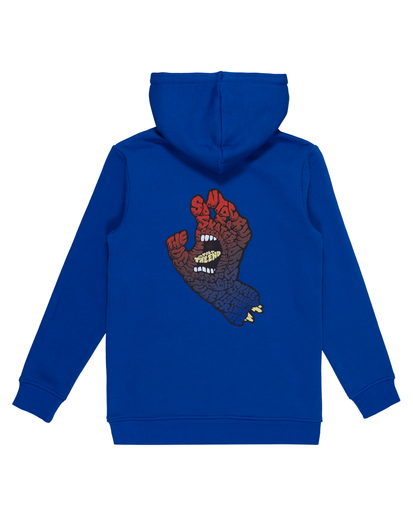 Santa Cruz Letter Hand Fade Hoodie Cobalt
