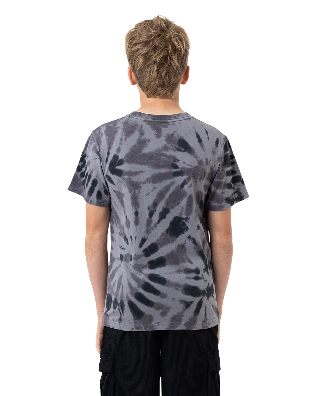 Santa Cruz Malba Crash Dot Mono Front Tee Black Tie Dye