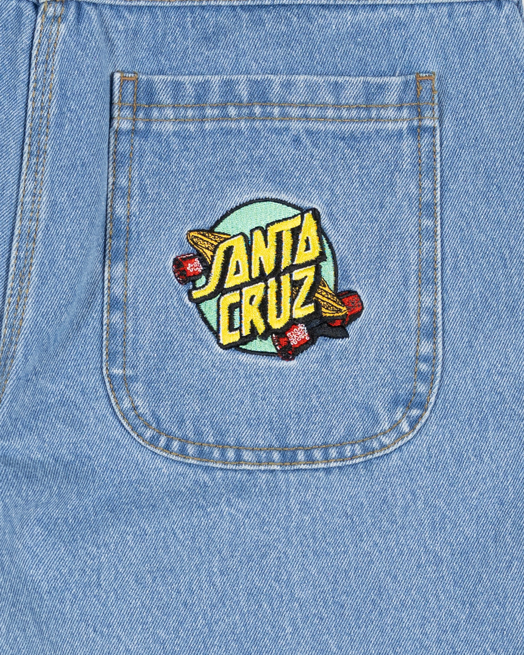 Santa Cruz Summer 76 Jean Short Mid Blue