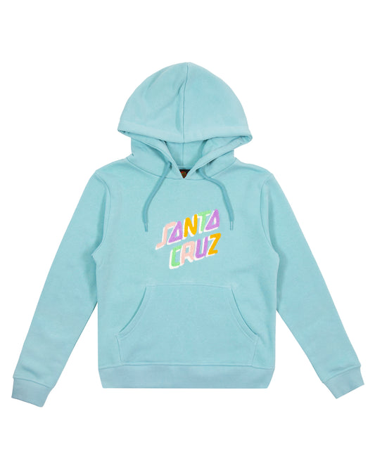 Santa Cruz Spirit Stack Strip Front Hoodie Turquoise
