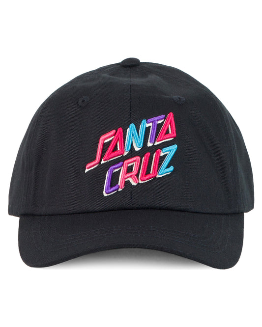 Santa Cruz Spirit Stack Strip Dad Cap Black