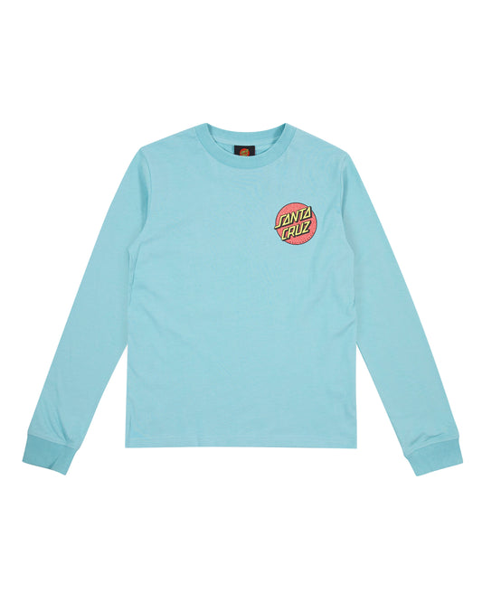 Santa Cruz Sprinkle Dot Long Sleeve Tee Turquoise