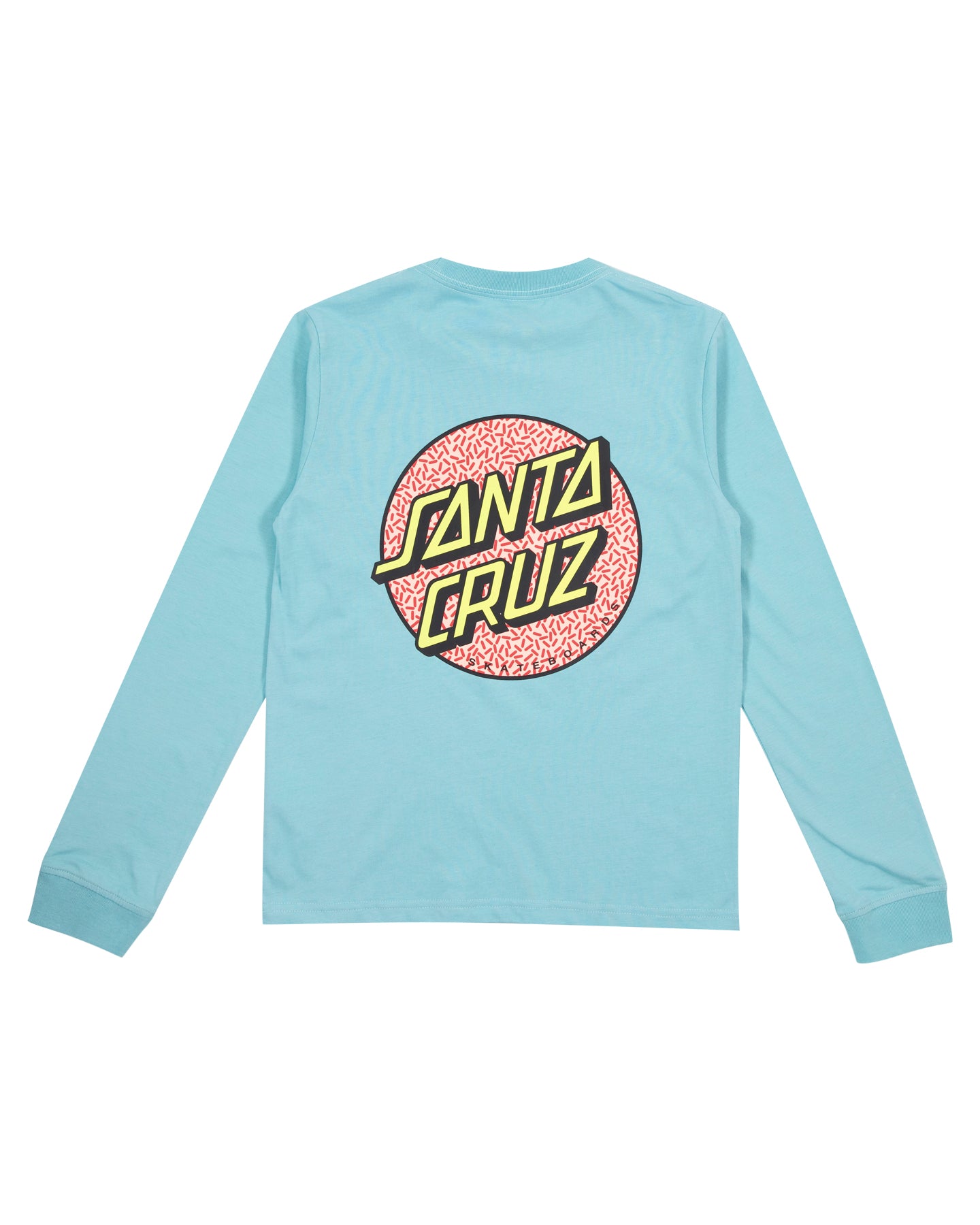 Santa Cruz Sprinkle Dot Long Sleeve Tee Turquoise
