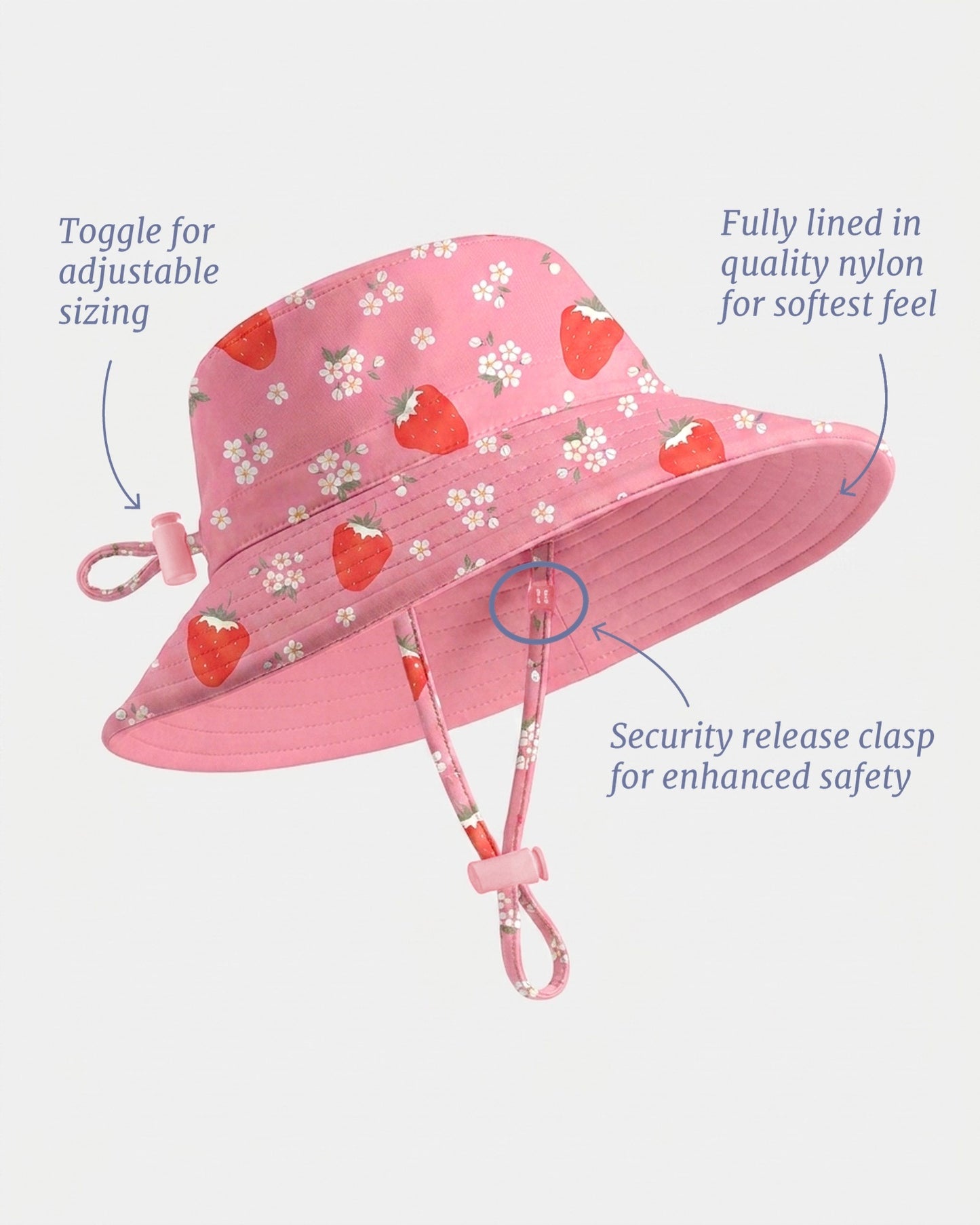 Toshi Swim Sunhat Twinkle Strawberry