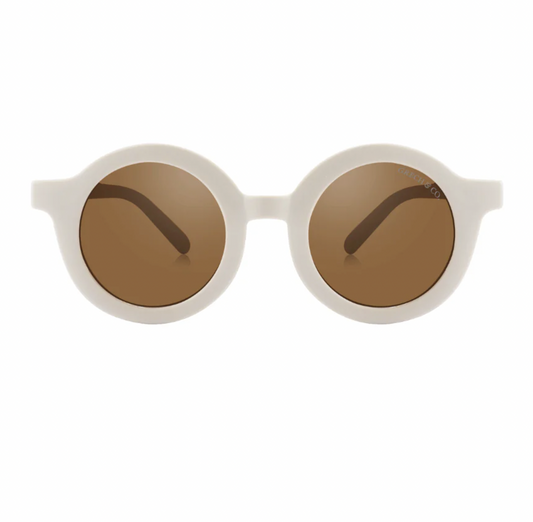 Grech & Co Original Round Sunglasses Sand