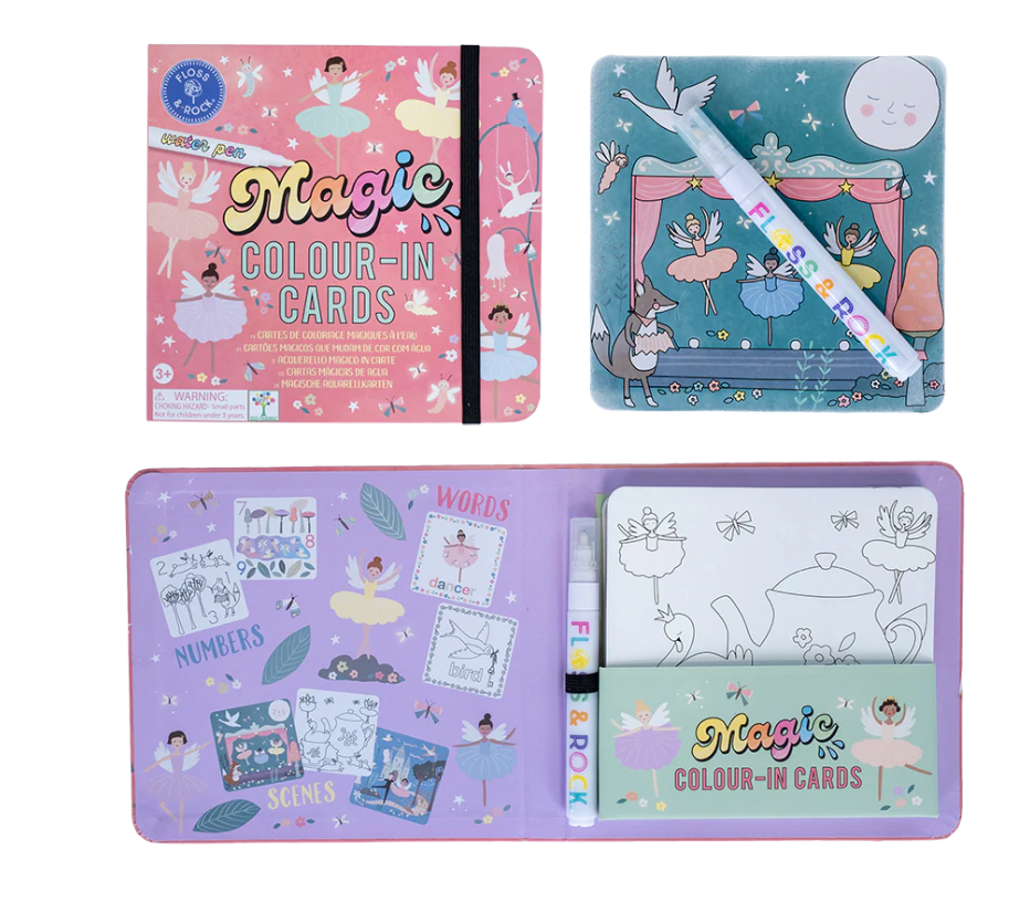 Floss & Rock Magic Colour Changing Water Cards | Enchanted