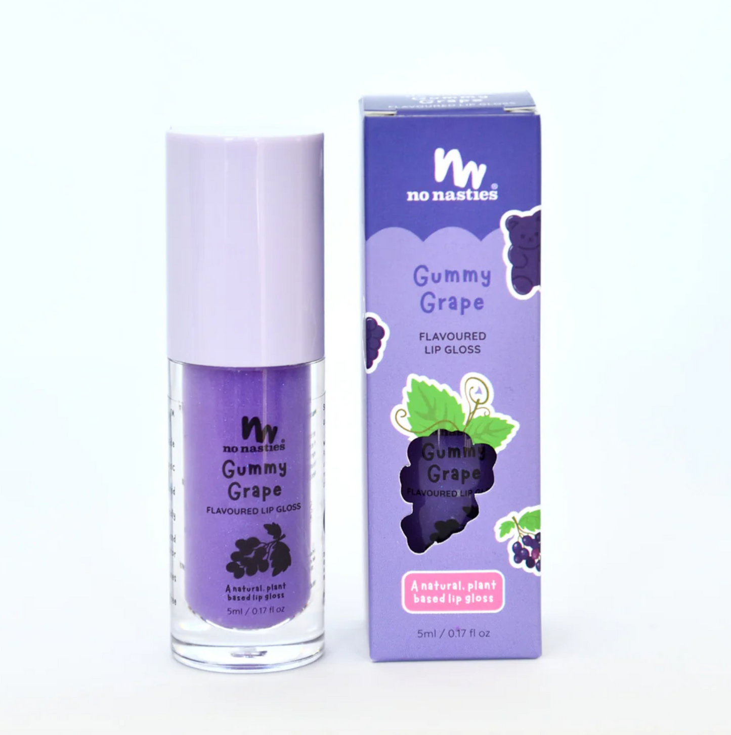 No Nasties Lip Gloss Gummy Grape