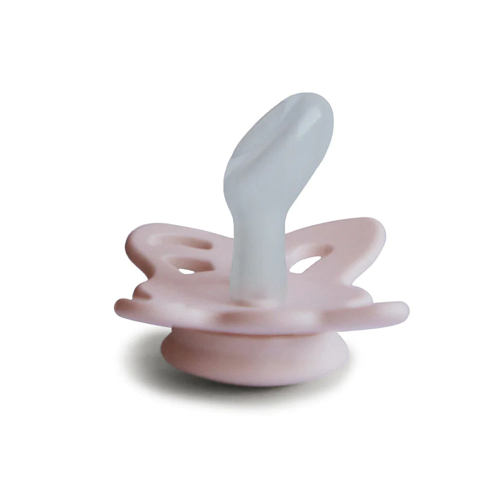 Frigg Anatomical Butterfly Silicone Pacifiers Blush