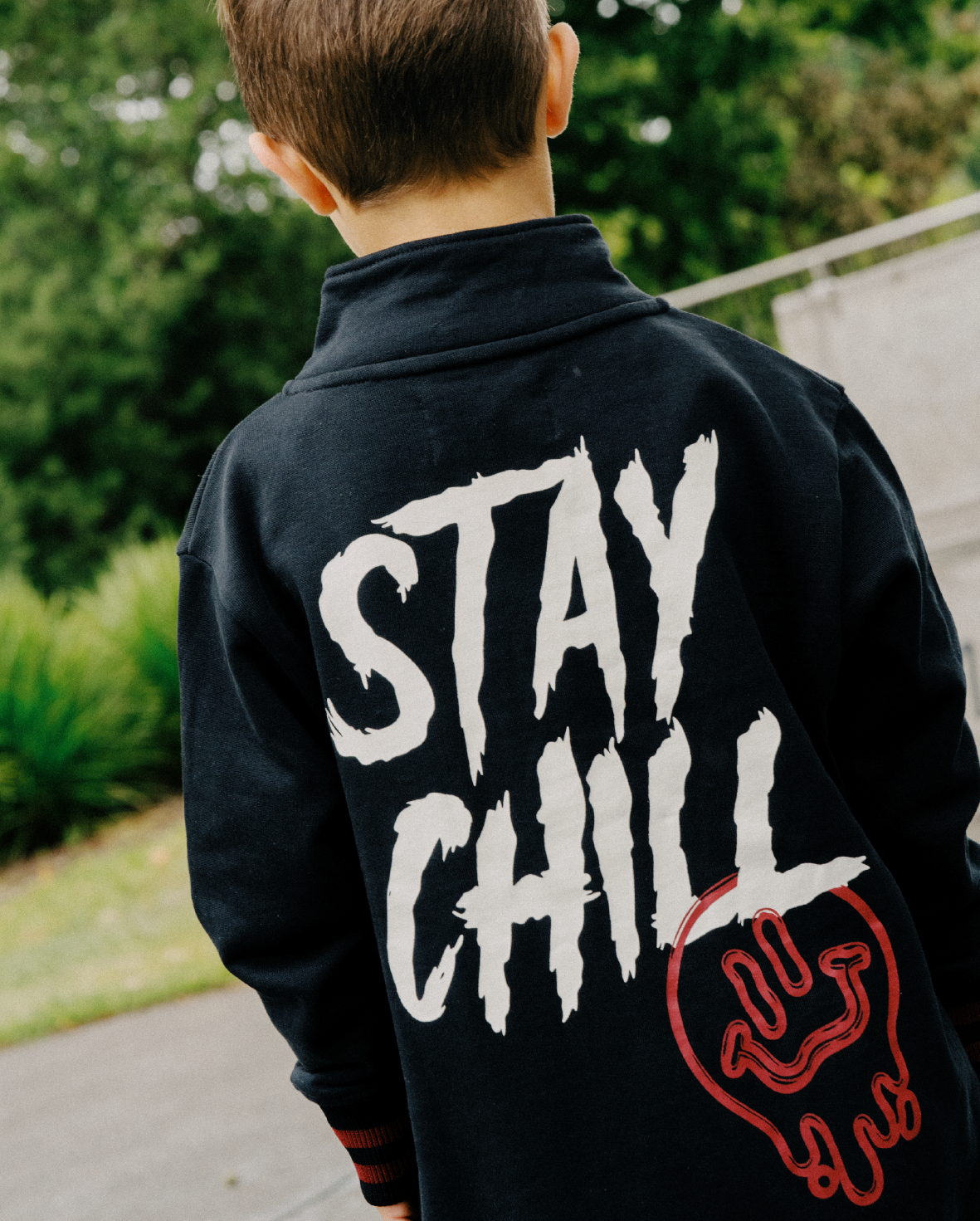 Band of Boys Stay Chill Quarter-Zip Crew