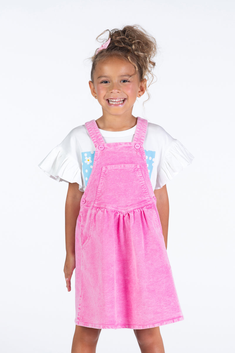 Rock Your Kid Pink Cord Dress