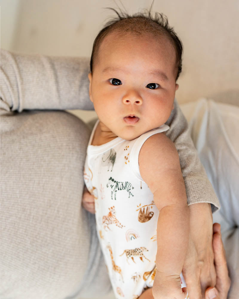 Minihaha Billie Print Organic Bodysuit