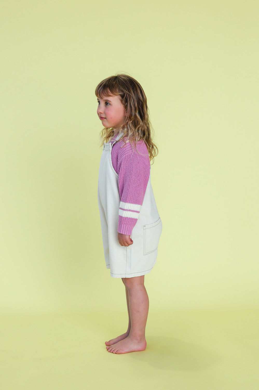 Grown Chunky Rib Pull Over Raspberry
