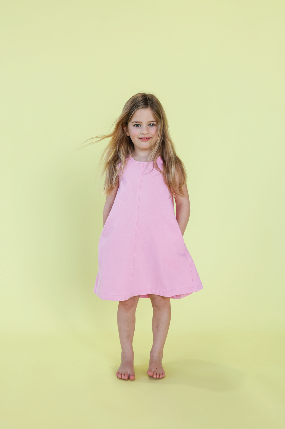 Grown Shift Denim Dress Candy