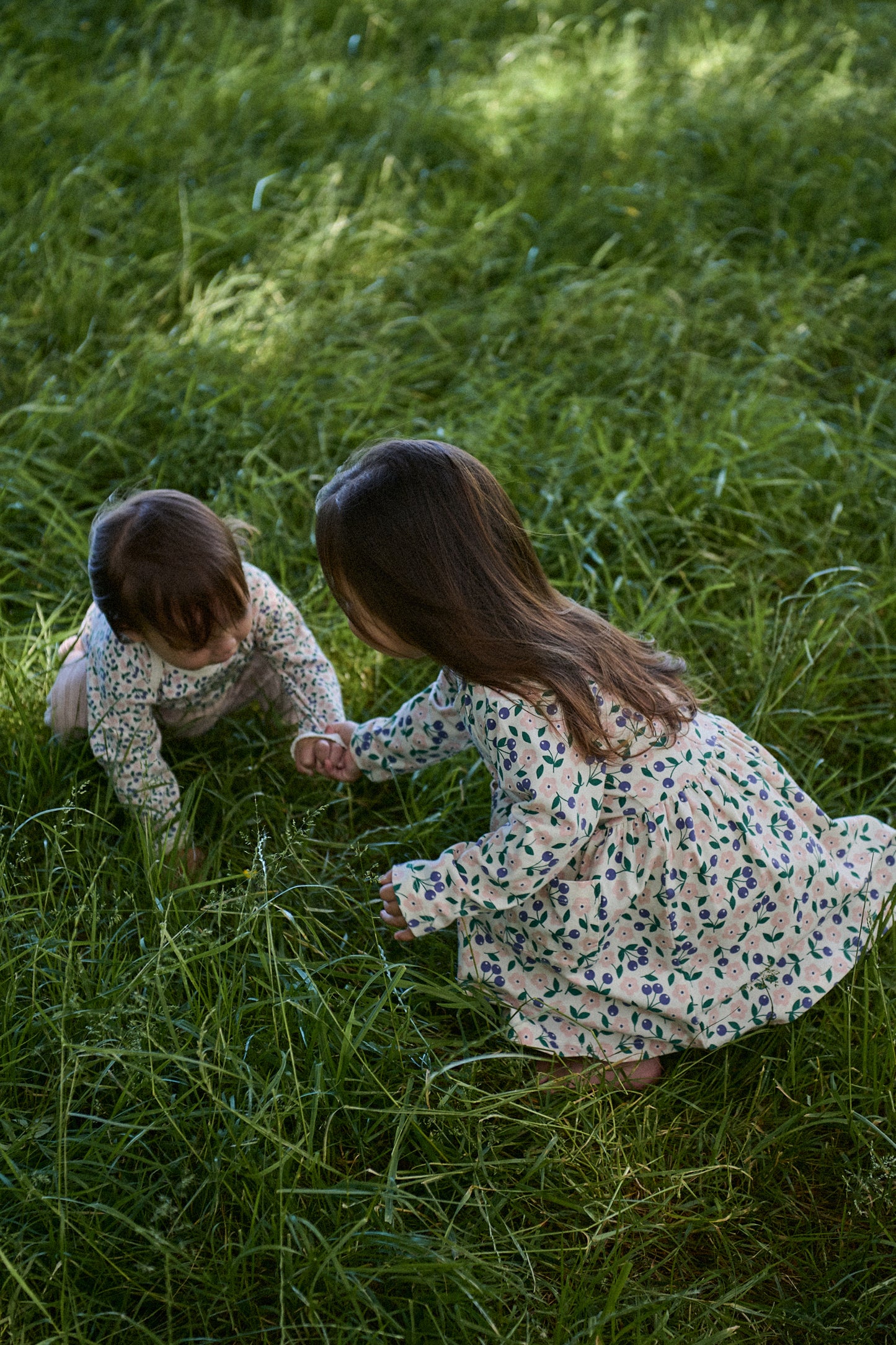 Nature Baby Long Sleeve Twirl Dress Grande Briarwood Print