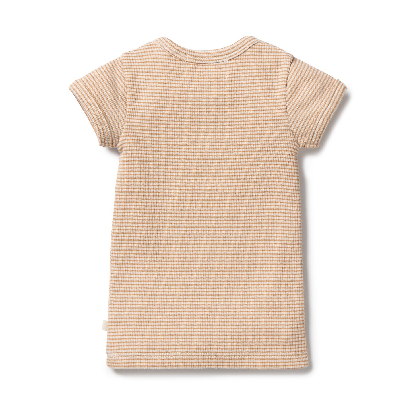 Wilson & Frenchy Organic Rib Henley Tee Toffee
