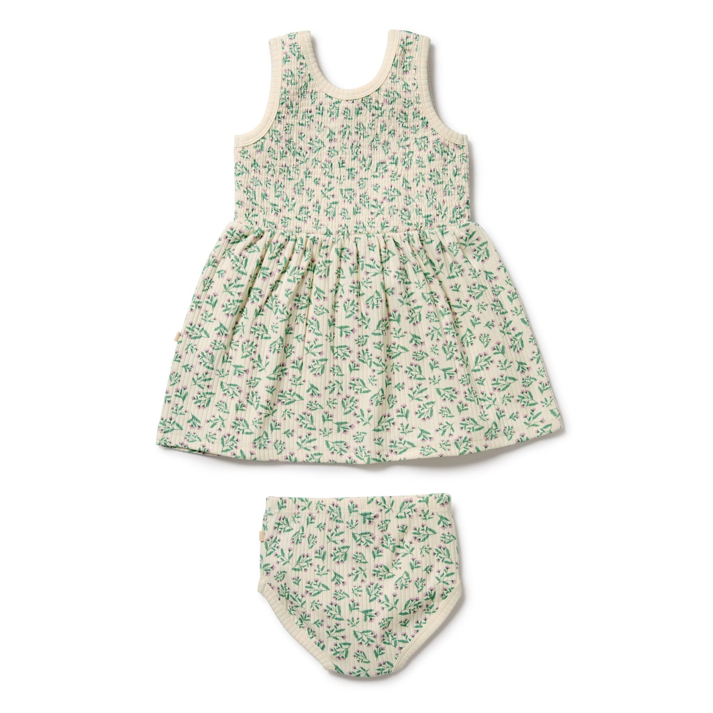 Wilson & Frenchy Organic Dress Set Periwinkle