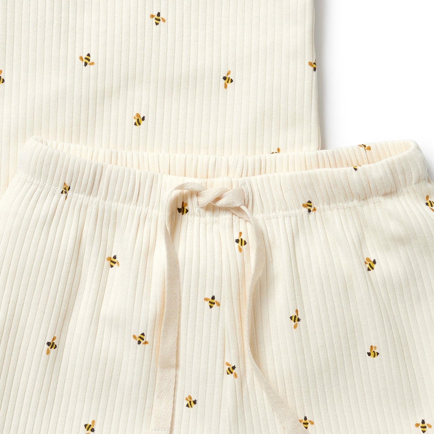 Wilson & Frenchy Organic Short Sleeved Pyjamas Bee Mine