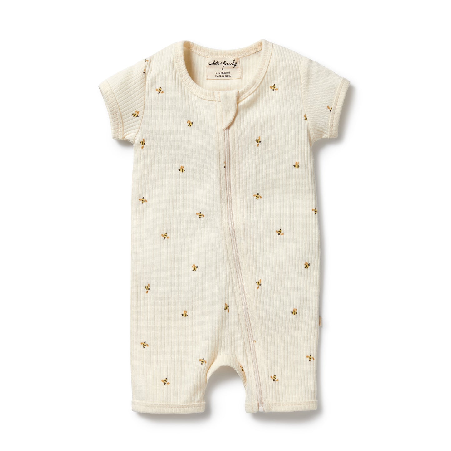 Wilson & Frenchy Organic Boyleg Zipsuit Bee Mine