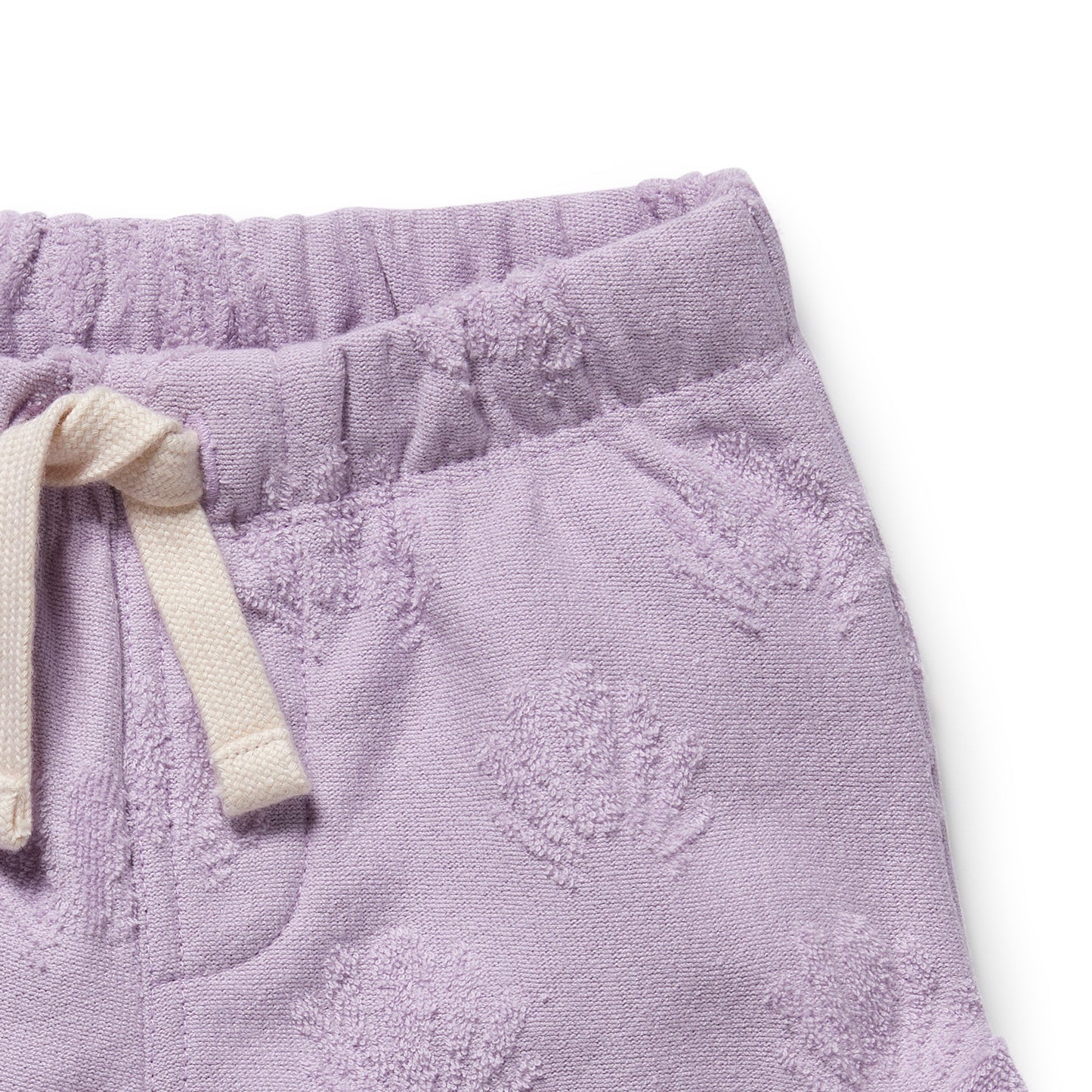 Wilson & Frenchy Organic Terry Tie Short Lavender Shells