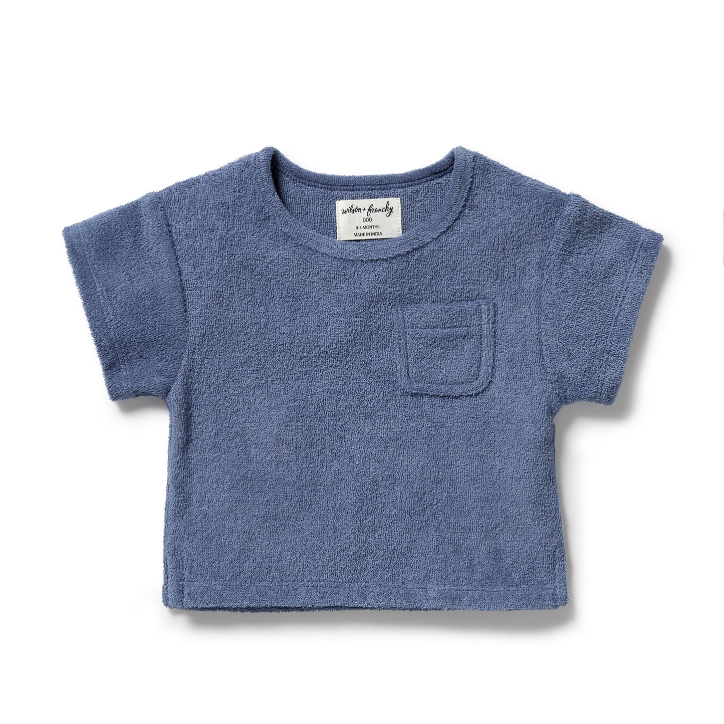 Wilson & Frenchy Organic Terry Tee Deep Blue