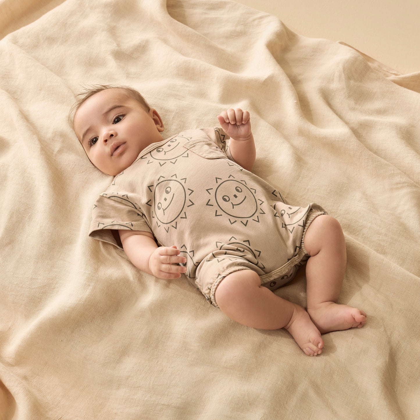 Wilson & Frenchy Organic Sweat Growsuit Happy Days