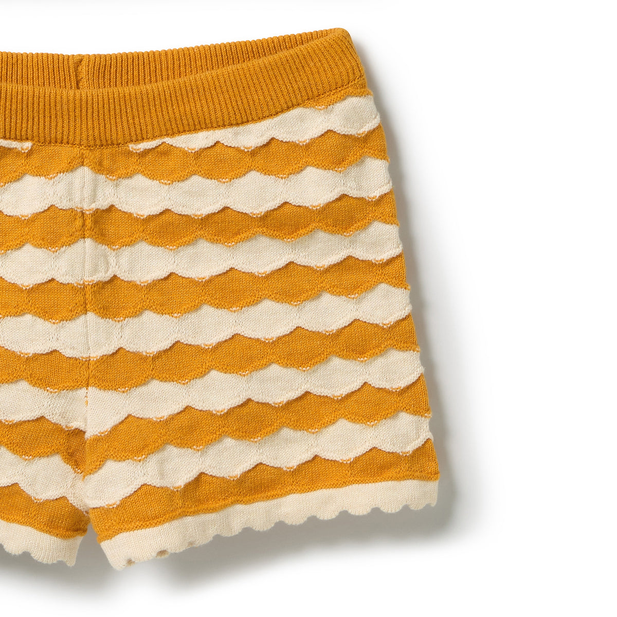 Wilson & Frenchy Organic Knitted Chevron Set Marmalade