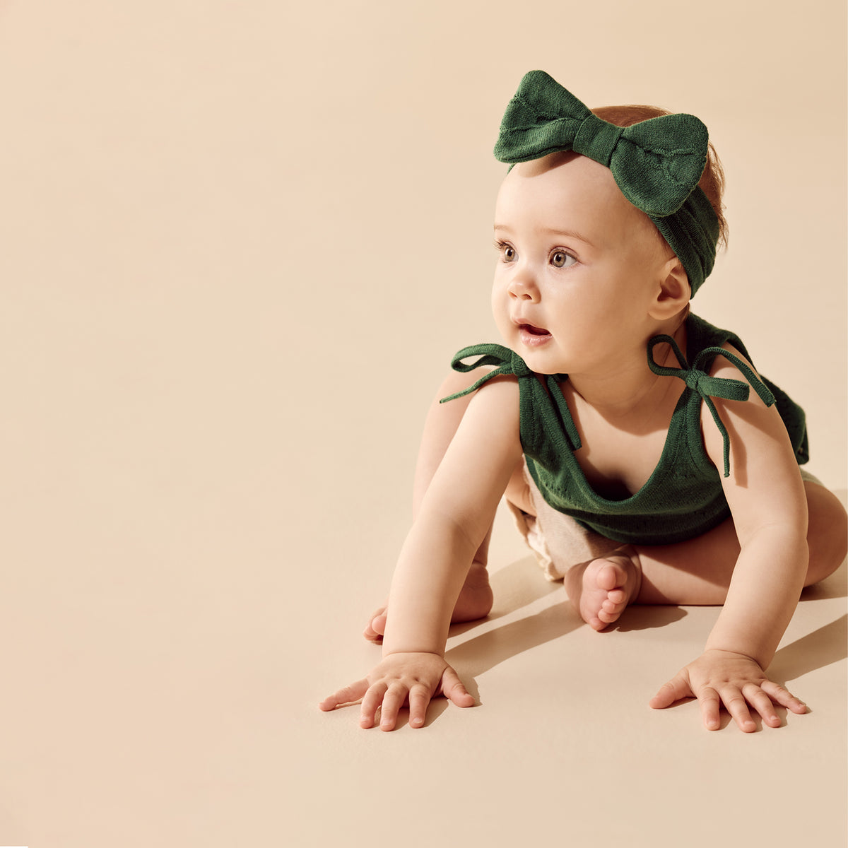Wilson & Frenchy Organic Knitted Jacquard Set Fleur