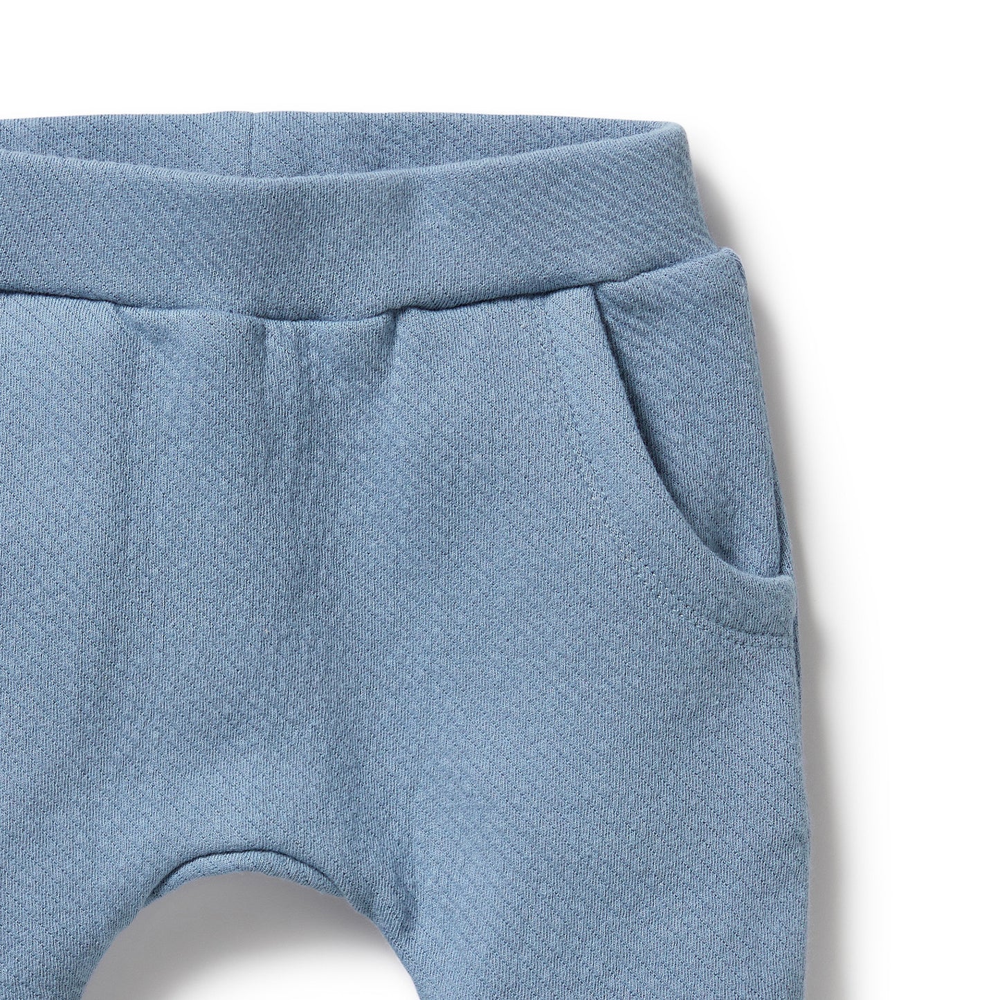 Wilson & Frenchy Organic Quilted Pant Stone Blue