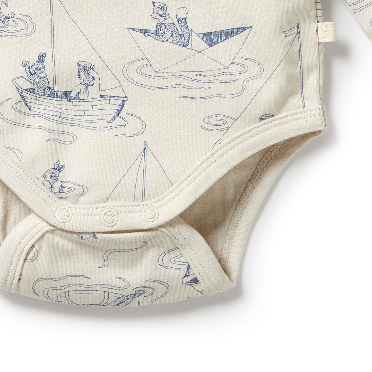Wilson & Frenchy Organic Bodysuit Sail Away