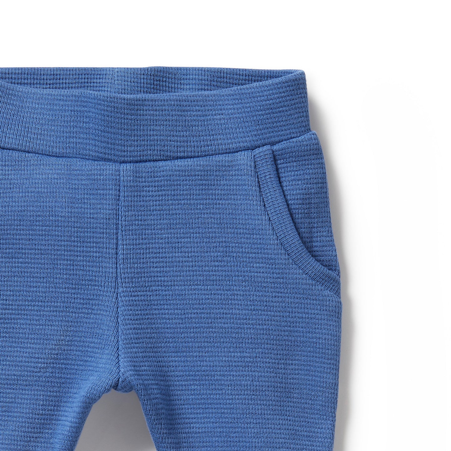 Wilson & Frenchy Organic Waffle Pant Brilliant Blue