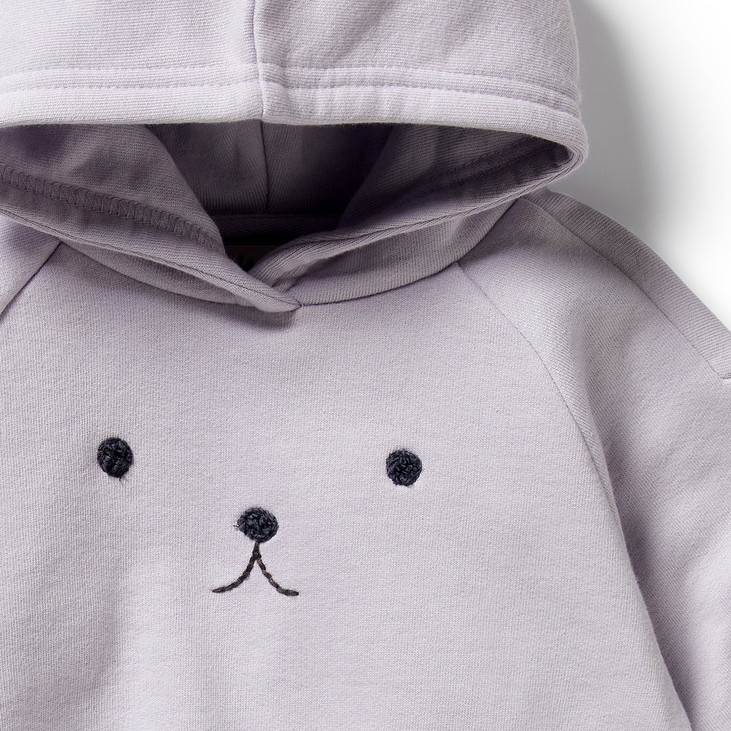 Wilson & Frenchy Organic Terry Hooded Sweat Lavender