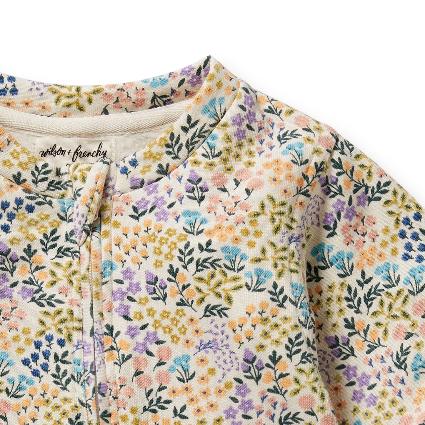 Wilson & Frenchy Organic Terry Growsuit Tiny Bloom