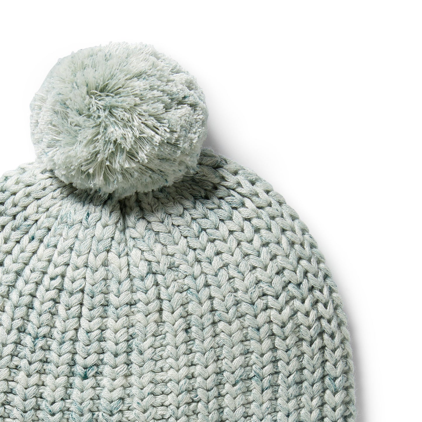 Wilson & Frenchy Organic Knitted Hat Moss Speckle