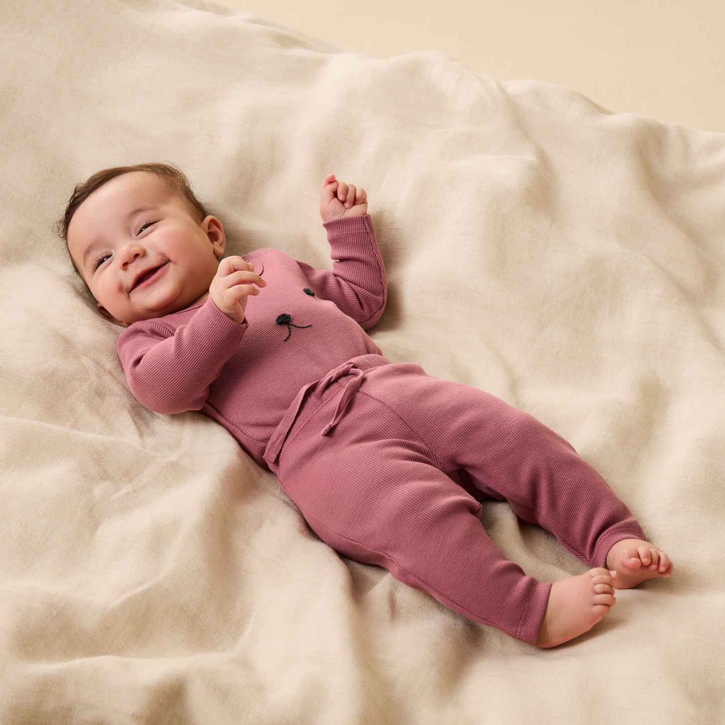 Wilson & Frenchy Organic Rib Legging Plum
