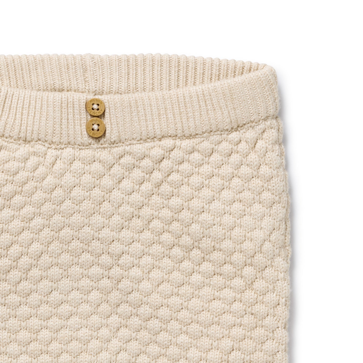 Wilson & Frenchy Organic Knitted Bauble Legging Cream