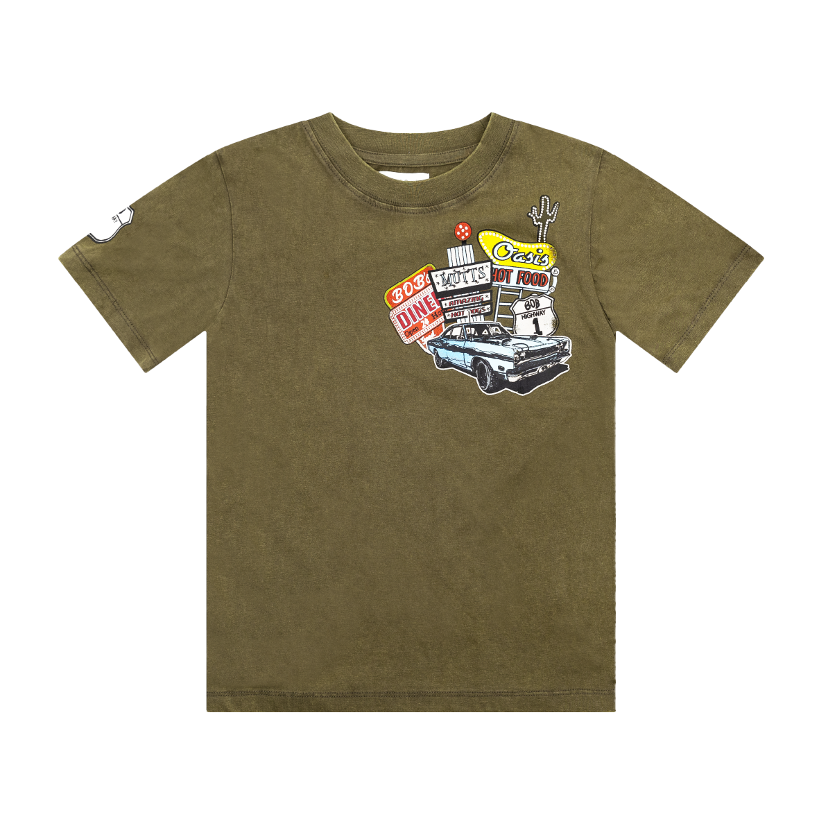 Band of Boys Washed Khaki Road Trip Tee