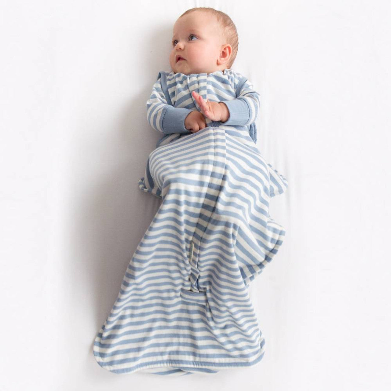 Woolbabe 3-Seasons Front Zip Sleeping Bag Glacier