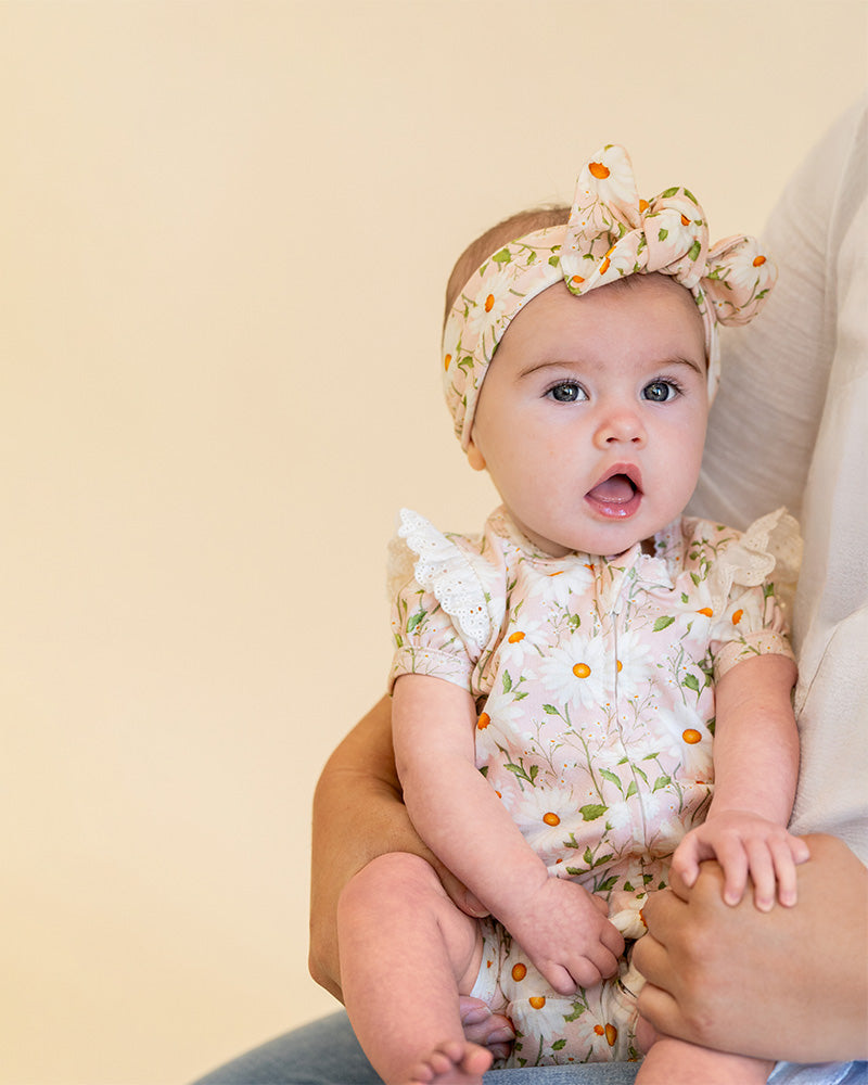 Minihaha Tess Print Short Sleeve Zipsuit