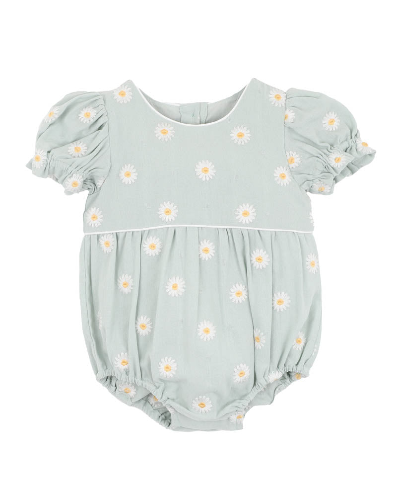 Minihaha Tess Embroderie Daisy Bodysuit Pale Mint