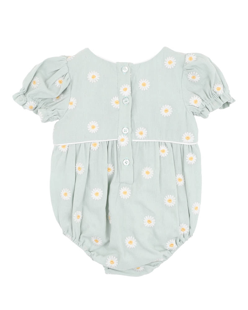 Minihaha Tess Embroderie Daisy Bodysuit Pale Mint