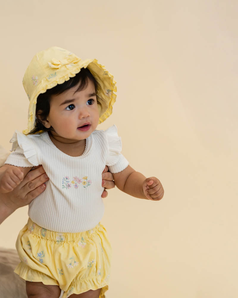 Minihaha Bonnie Embroidered Bodysuit