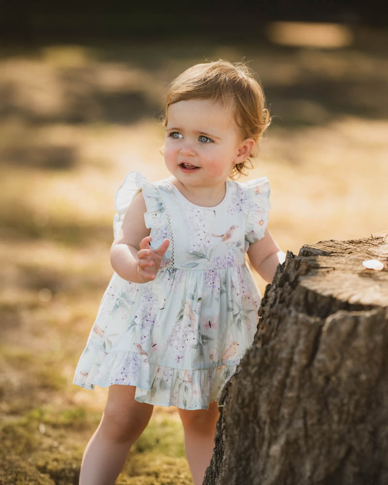 Minihaha Madelyn Print Overlay Dress