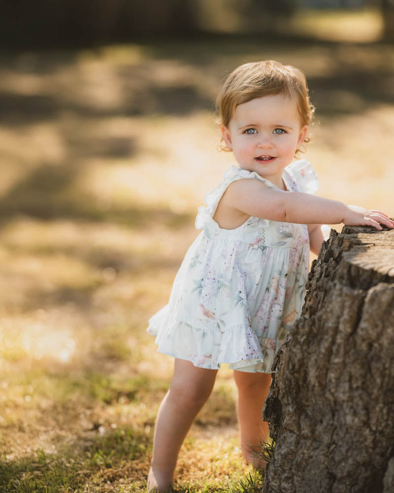 Minihaha Madelyn Print Overlay Dress