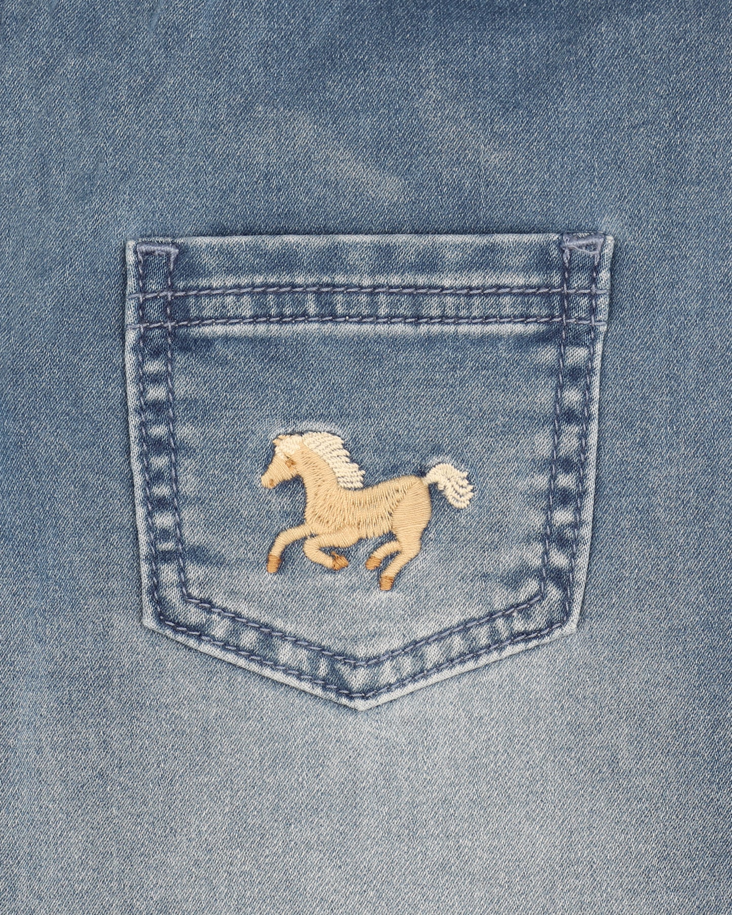 Minihaha Girls Winnie Denim Pull On Jeans