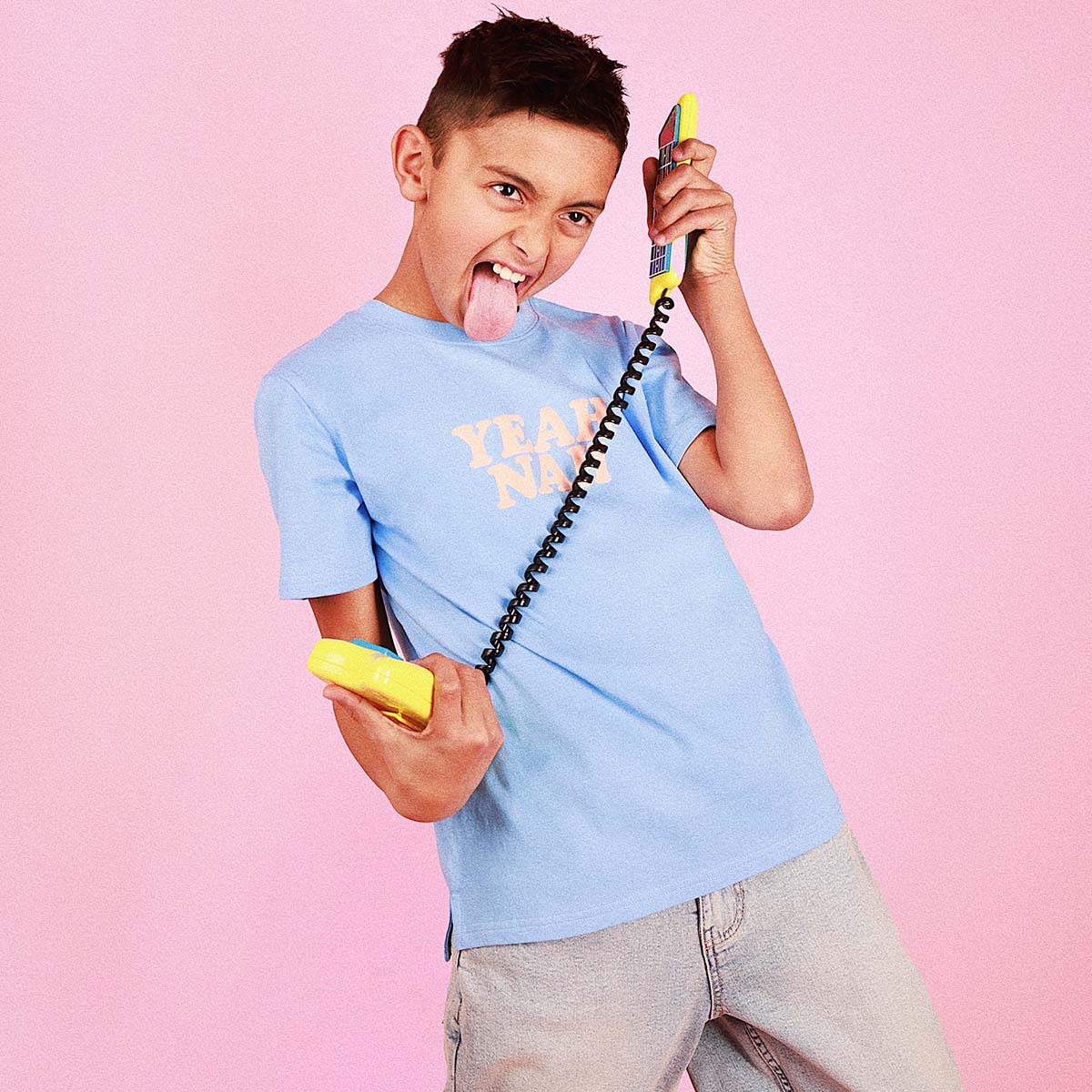 Skwosh Yeah Nah Tee Blue
